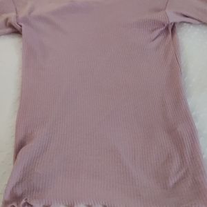 Baserange lilac ribbed top. Size medium m. NEW